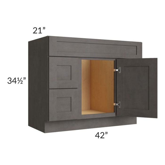 42" Vanity Sink and Drawer Combo