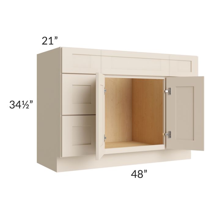 48" Vanity Sink and Drawer Combo