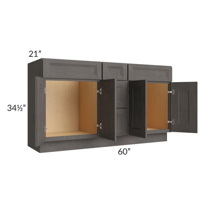 60" Vanity Sink and Drawer Combo