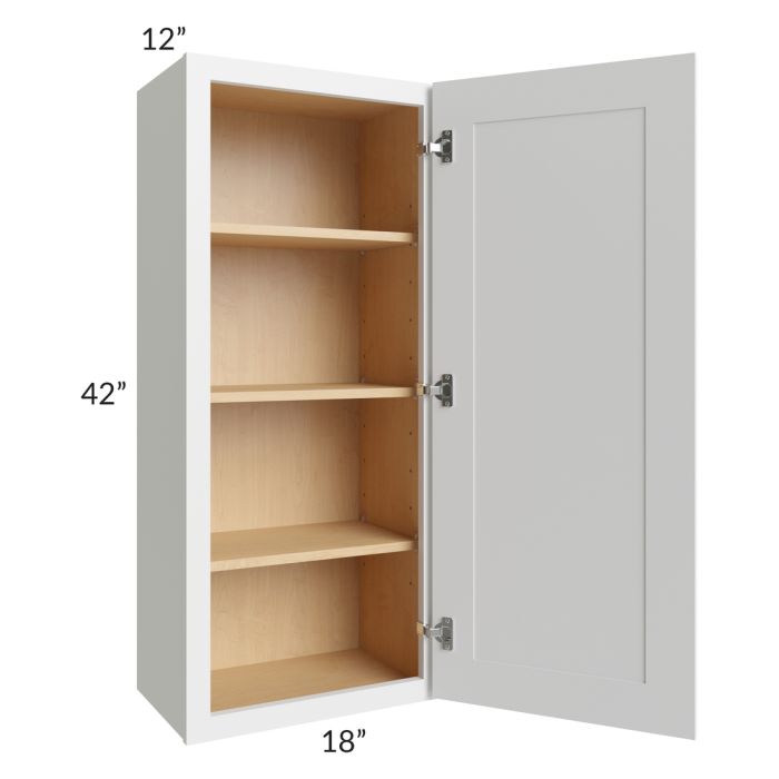 Belfast White 18x42Wall Cabinet