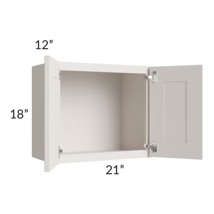 Belfast White 21x18 Wall Cabinet