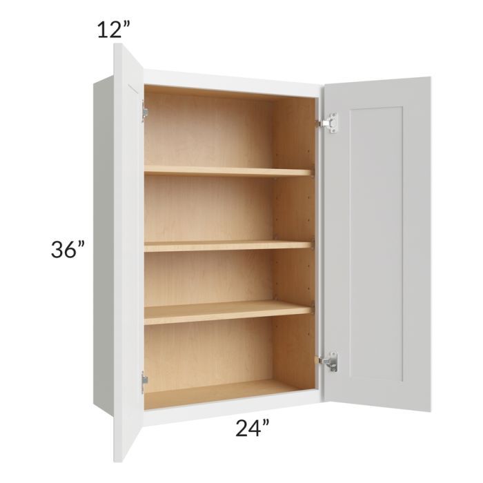 Belfast White 24x36 Wall Cabinet