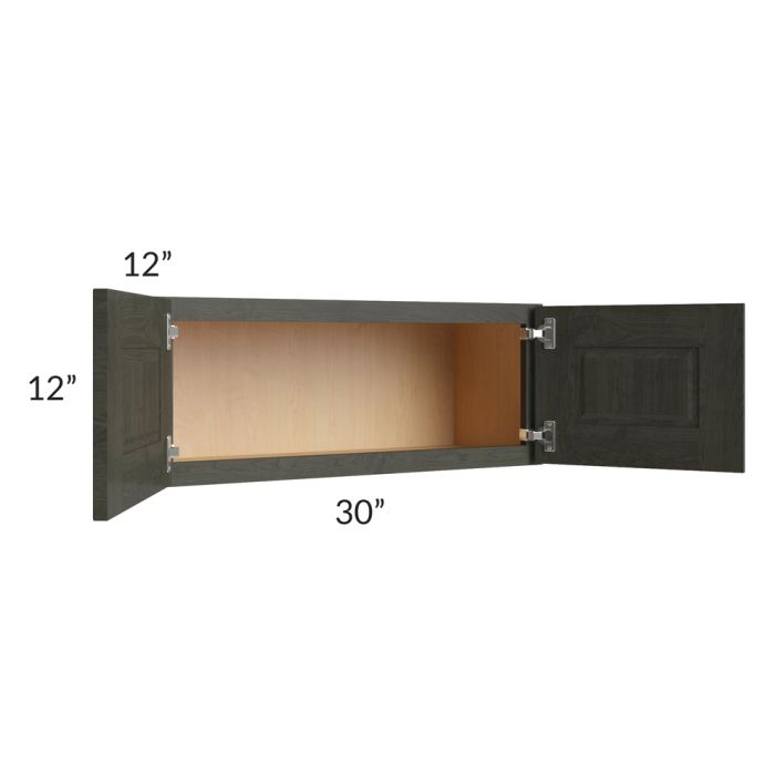 Charlotte Dark Grey 30x12 Wall Cabinet