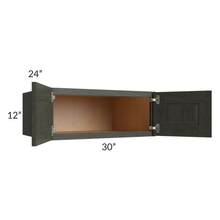 Charlotte Dark Grey 30x12x24 Wall Cabinet