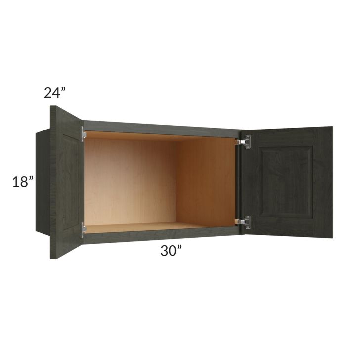 Charlotte Dark Grey 30x18x24 Wall Cabinet