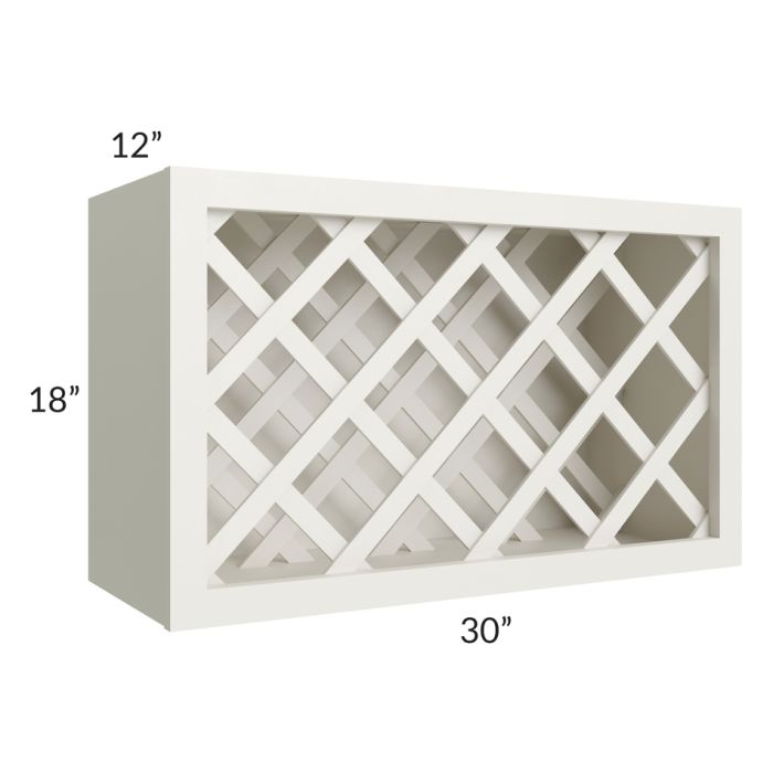 Providence Cream 30x18 Wine Rack Cabinet