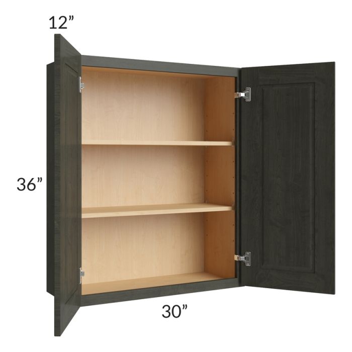 Charlotte Dark Grey 30x36 Wall Cabinet