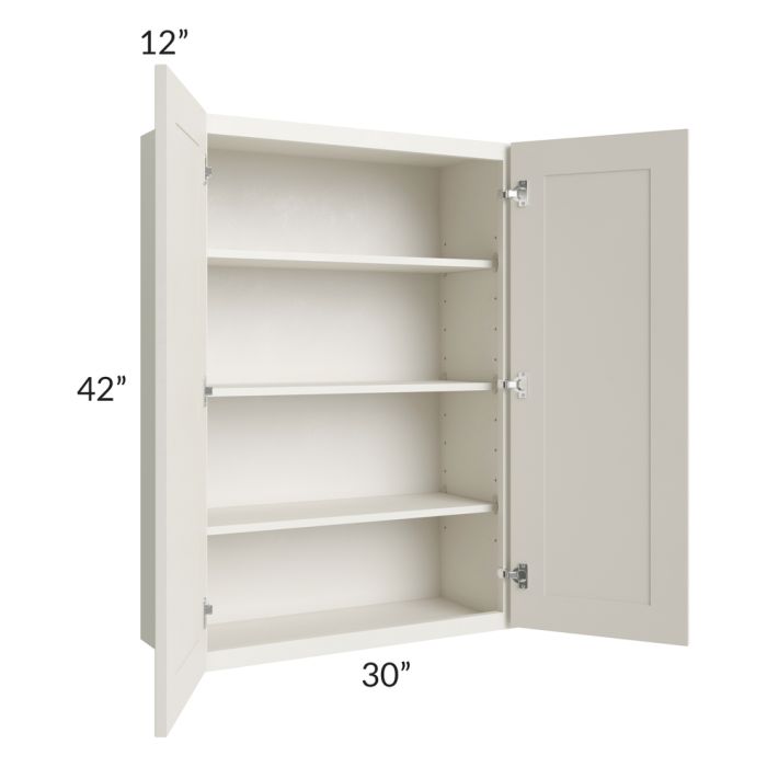 Providence Cream 30x42 Wall Cabinet