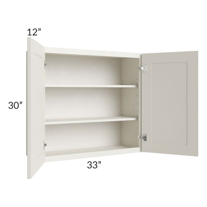 Providence Cream 33x30 Wall Cabinet
