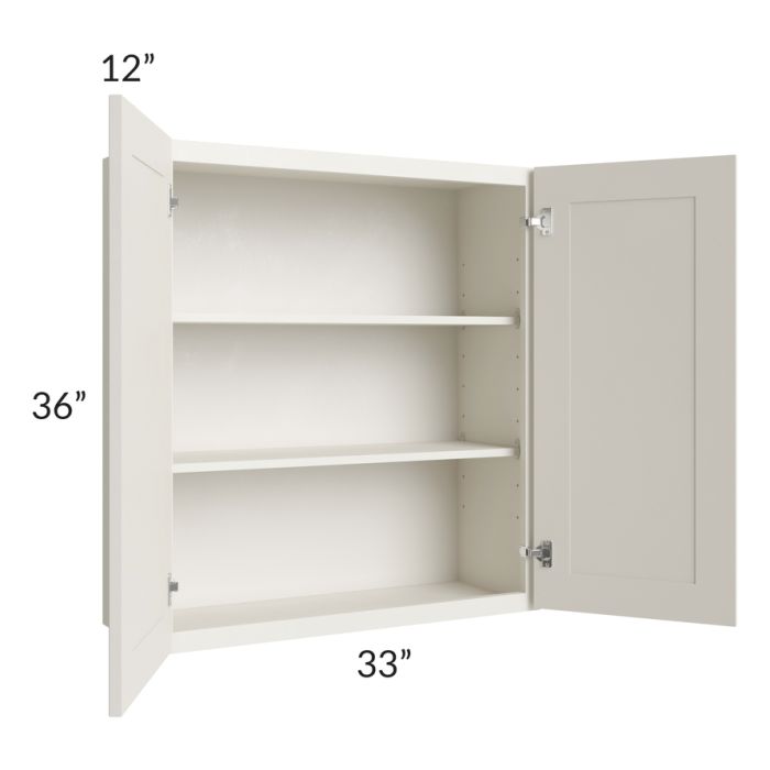 Providence Cream 33x36 Wall Cabinet