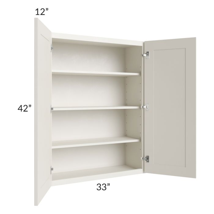 Providence Cream 33x42 Wall Cabinet
