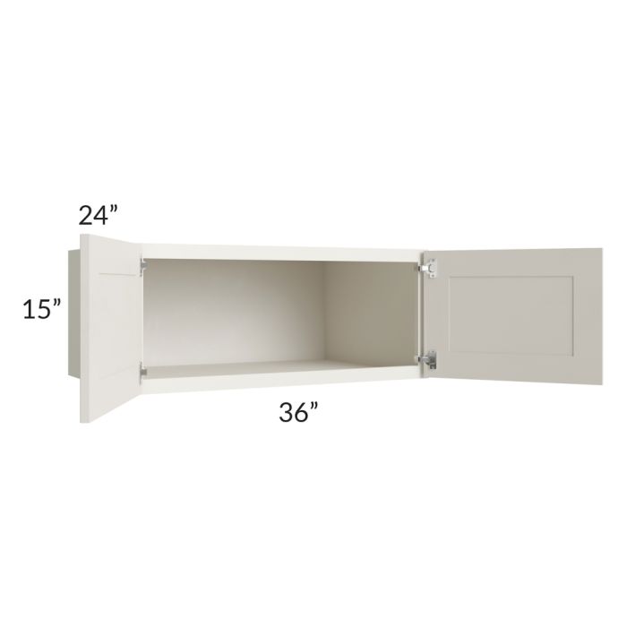 Providence Cream 36x15x24 Wall Cabinet