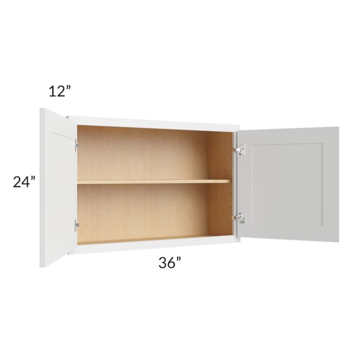 Gramercy White 36x24 Wall Cabinet