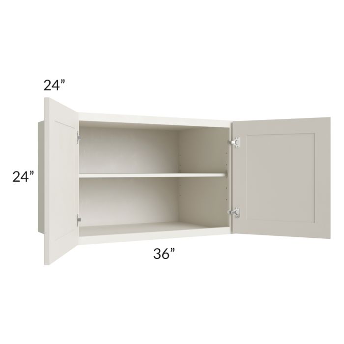 Providence Cream 36x24x24 Wall Cabinet