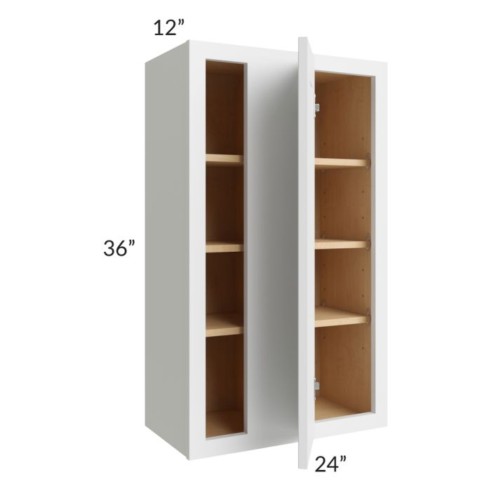 Gramercy White 24x36 Blind Corner Wall Cabinet