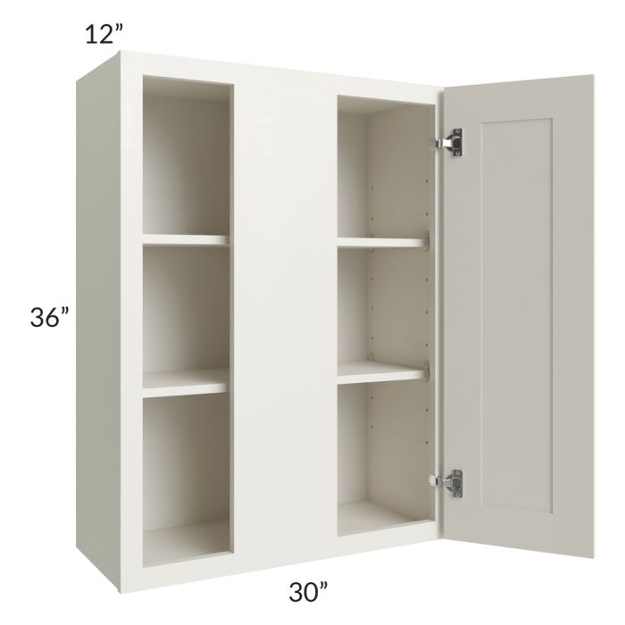 Providence Cream Glaze 30" Blind Wall Cabinet