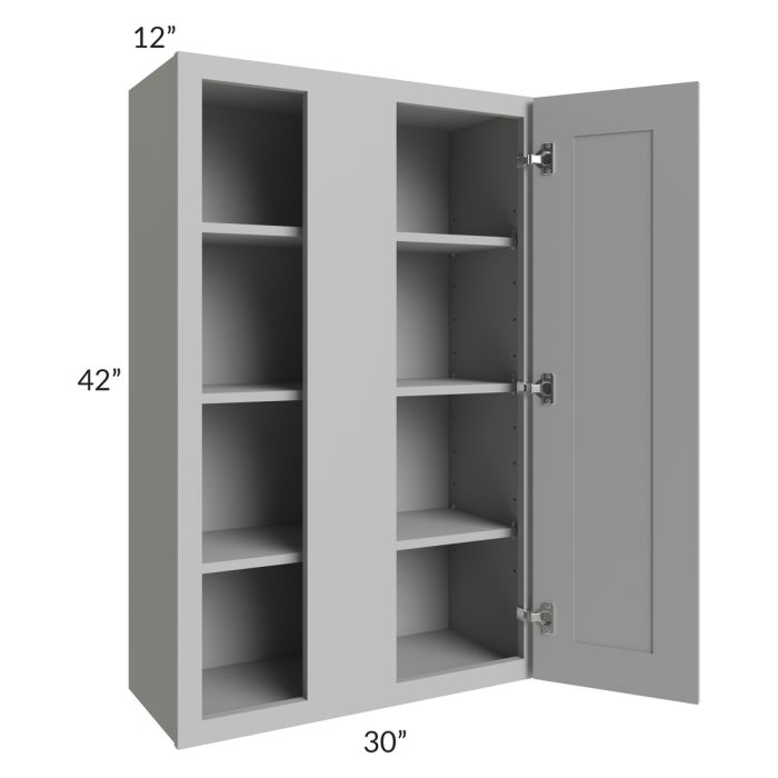 Dove Grey Shaker 30" Blind Wall Cabinet