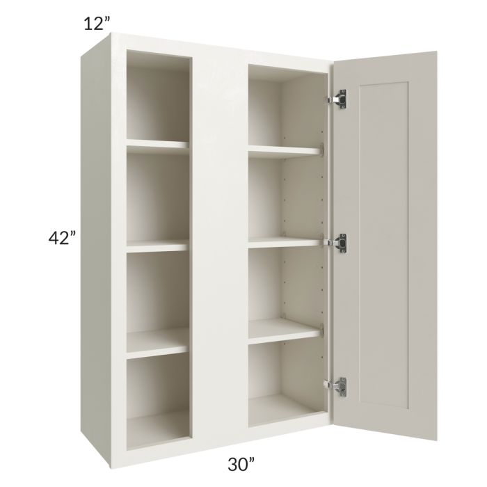 Providence Cream Glaze 30" Blind Wall Cabinet