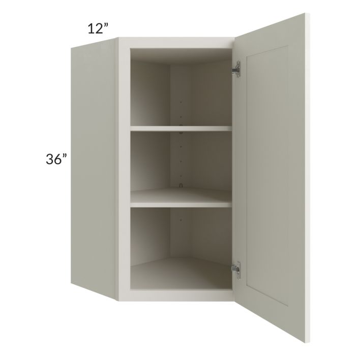 Providence Cream 24x36 Wall Diagonal Corner Cabinet