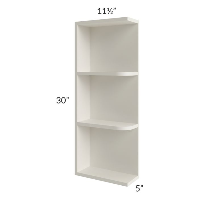 Providence Cream 05x30 Wall End Shelf Cabinet