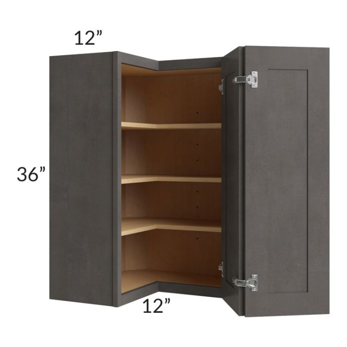 24x36 Square Corner Wall Cabinet
