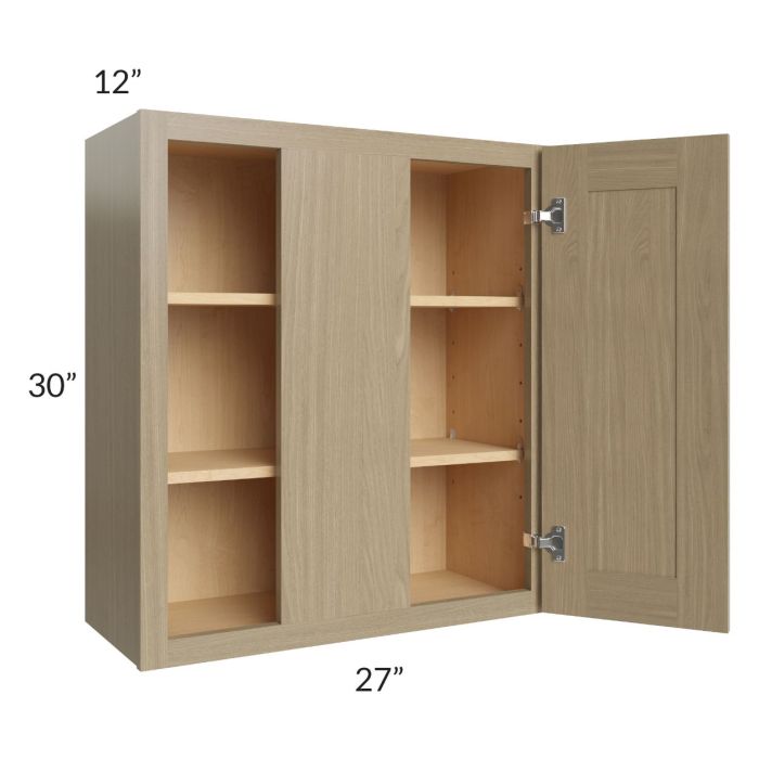 Royal Natural Shaker 27x30 Blind Wall Cabinet