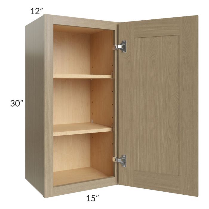 Royal Natural Shaker 15x30 Wall Cabinet