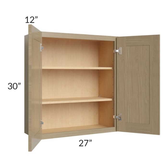 Royal Natural Shaker 27x30 Wall Cabinet