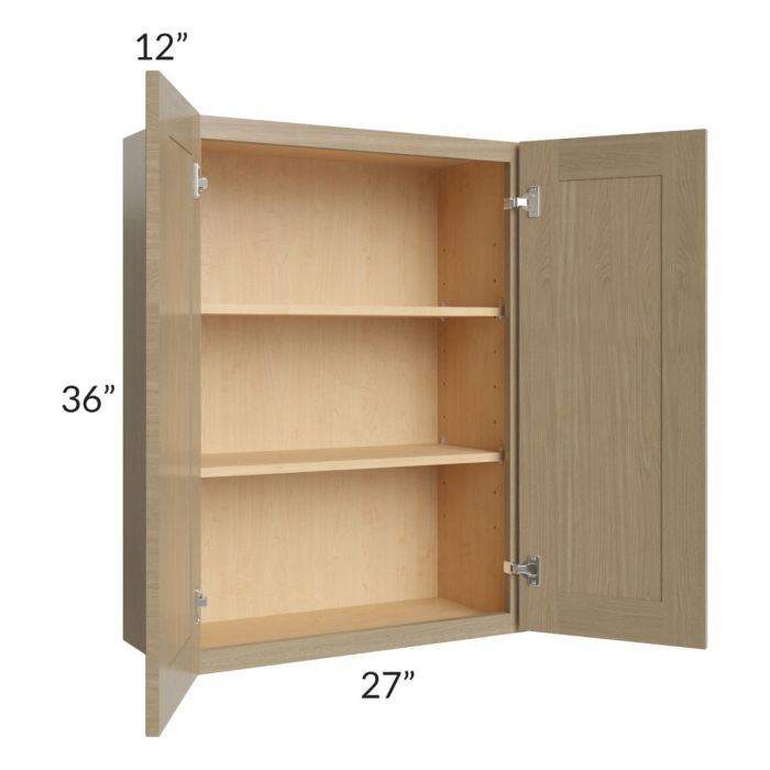 Royal Natural Shaker 27x36 Wall Cabinet