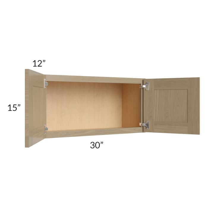 Royal Natural Shaker 30x15 Wall Cabinet
