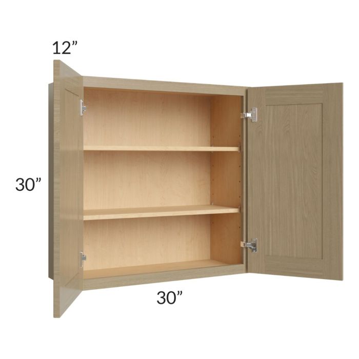 Royal Natural Shaker 30x30 Wall Cabinet
