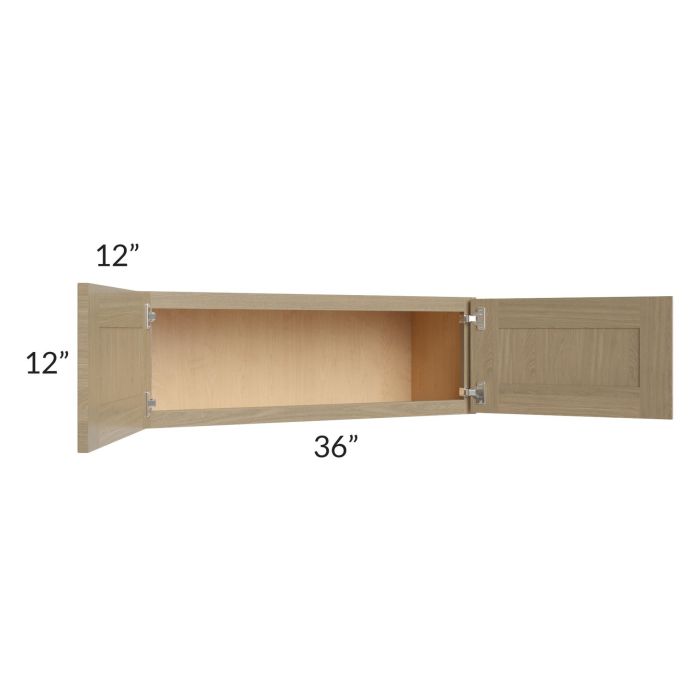 Royal Natural Shaker 36x12 Wall Cabinet