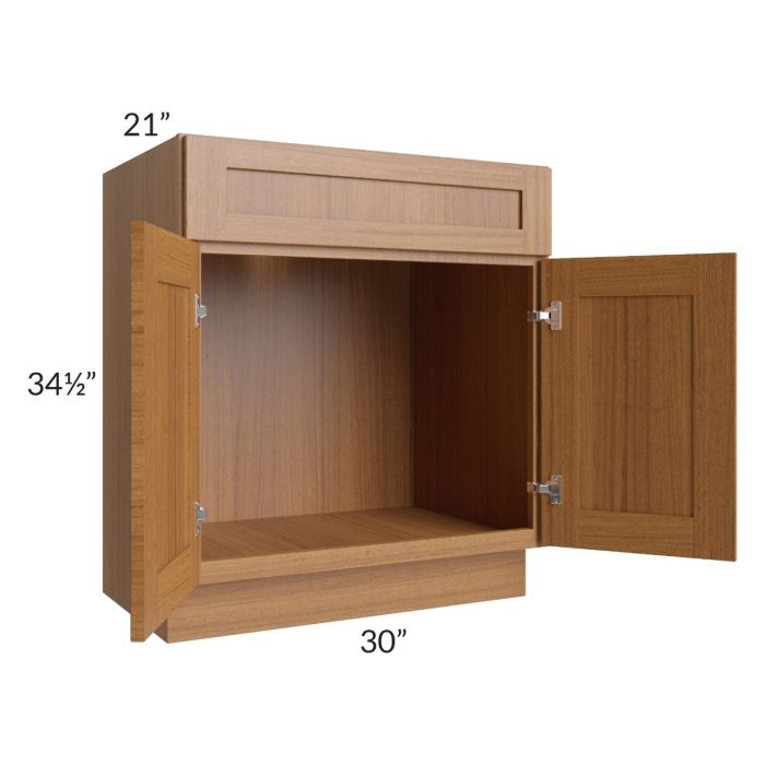 Artisan Walnut Shaker 30" Bathroom Vanity 1