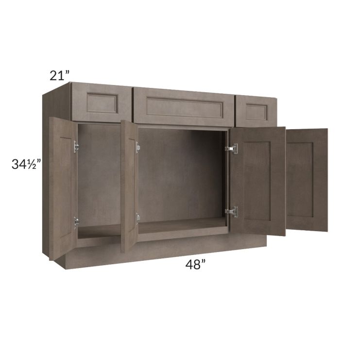 Providence Natural Grey 48" Bathroom Vanity