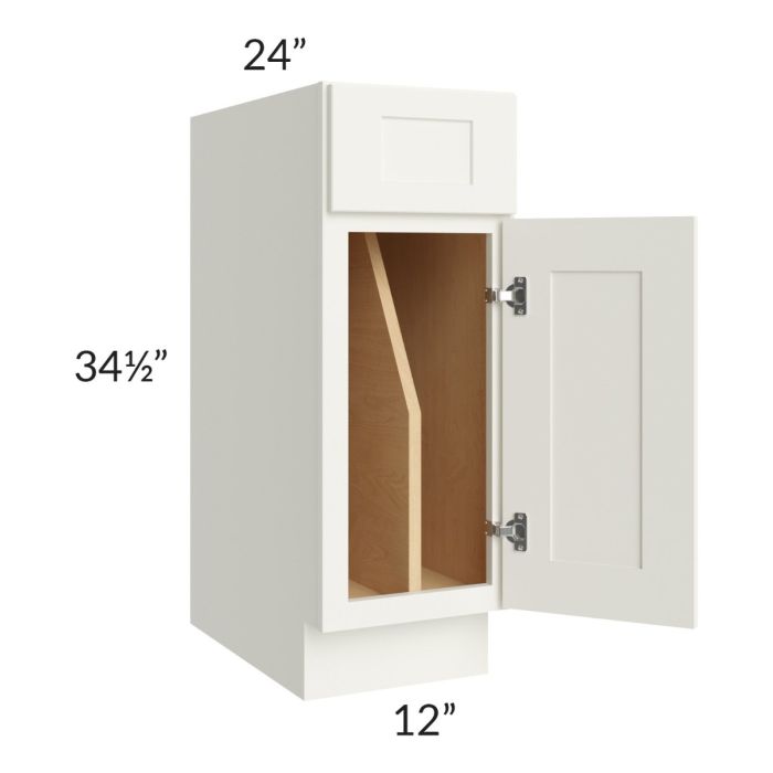 Linen Shaker 12" Tray Divider Base Cabinet