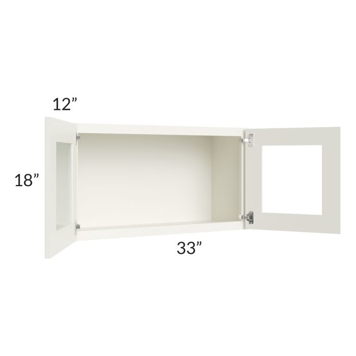 Linen Shaker 33x18 Decorative Wall Cabinet