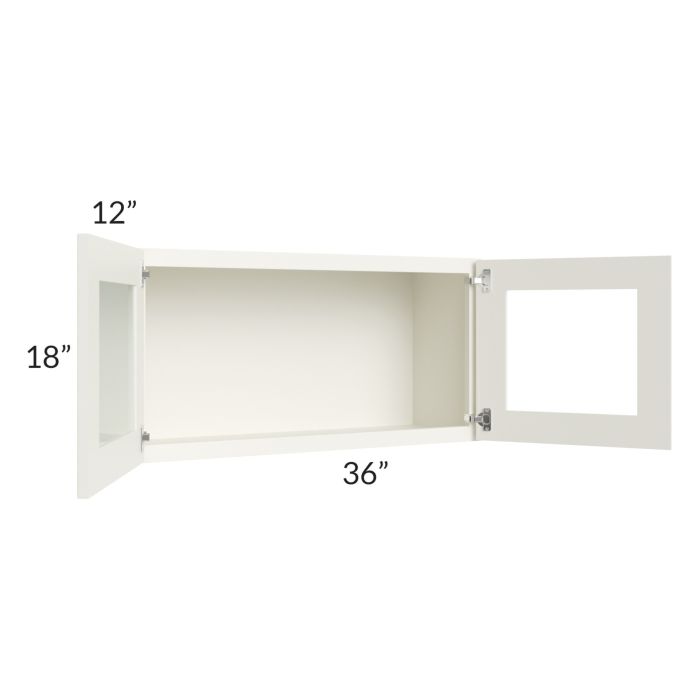 Linen Shaker 36x18 Decorative Wall Cabinet