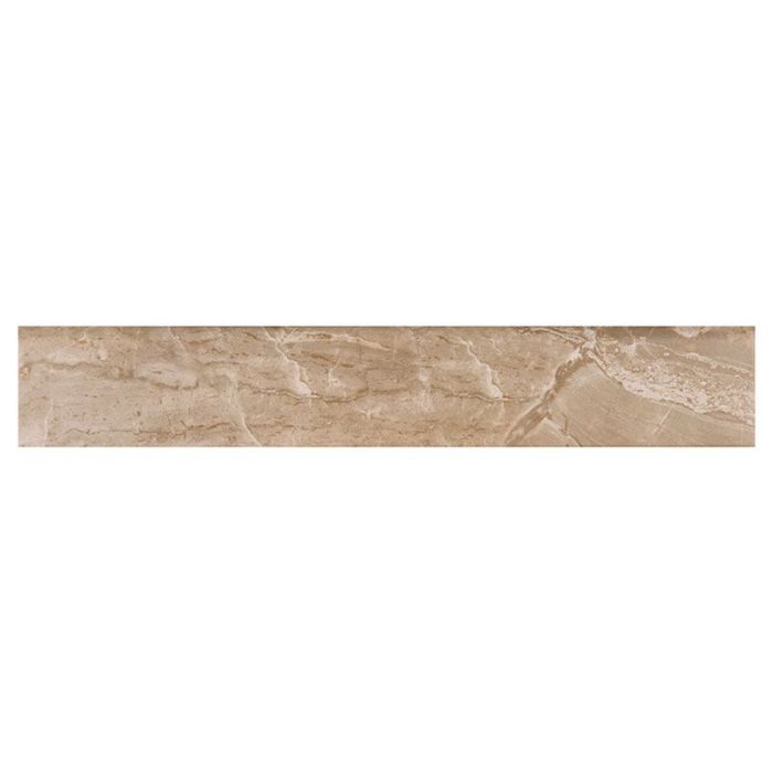 Onyx Sand 3 x 18 Bull Nose Porcelain Tile