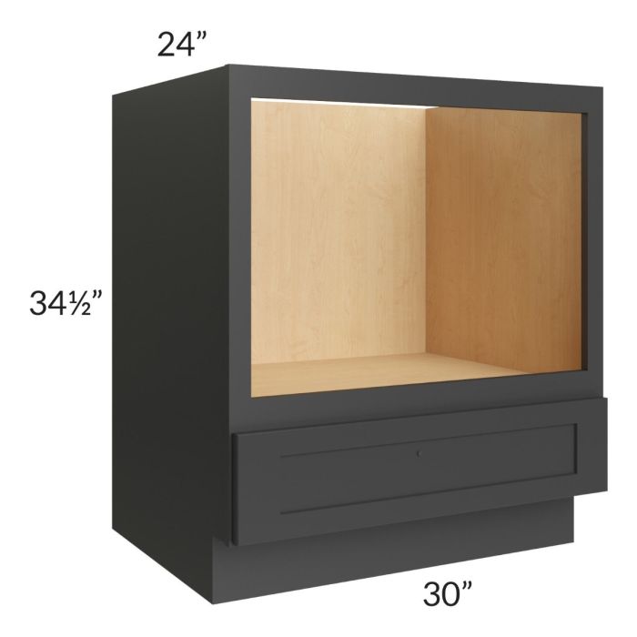 Madison Black Shaker 30" Microwave Base Cabinet