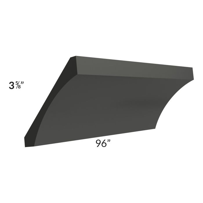 Madison Black Shaker 96" Cove Crown Molding