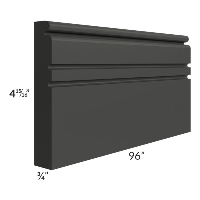 Madison Black Shaker 96" Base Molding