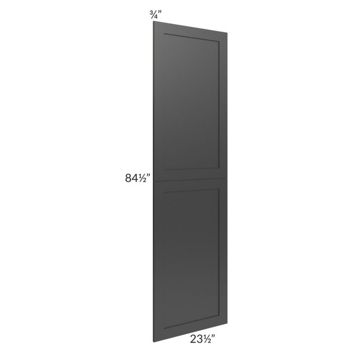 Madison Black Shaker 24x90 Tall Decorative Door Set