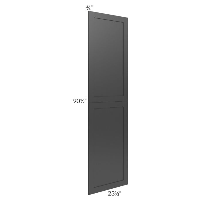 Madison Black Shaker 24x96 Tall Decorative Door Set