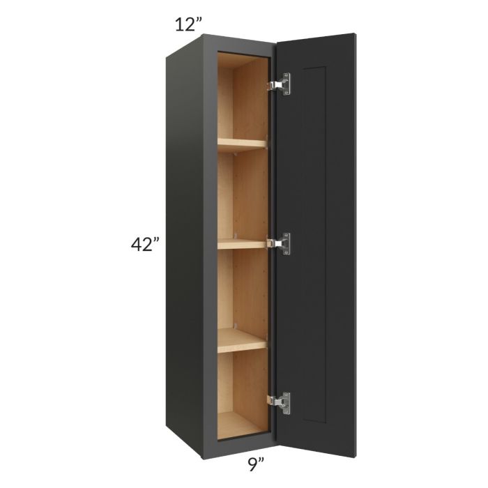 Madison Black Shaker 09x42 Wall Cabinet