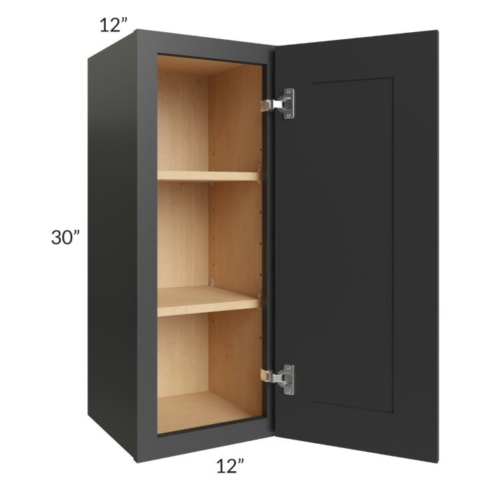 Madison Black Shaker 12x30 Wall Cabinet