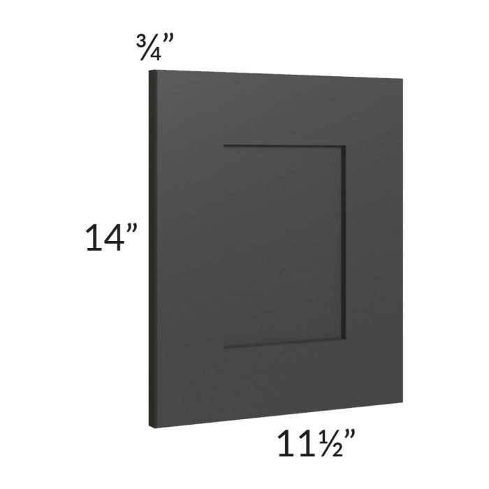 Madison Black Shaker 12x15 Wall Decorative Door