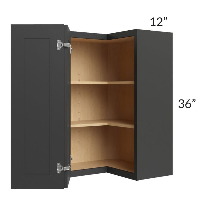 Madison Black Shaker 24x36 Wall Easy Reach Cabinet