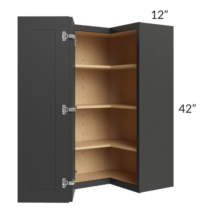 Madison Black Shaker 24x42 Wall Easy Reach Cabinet