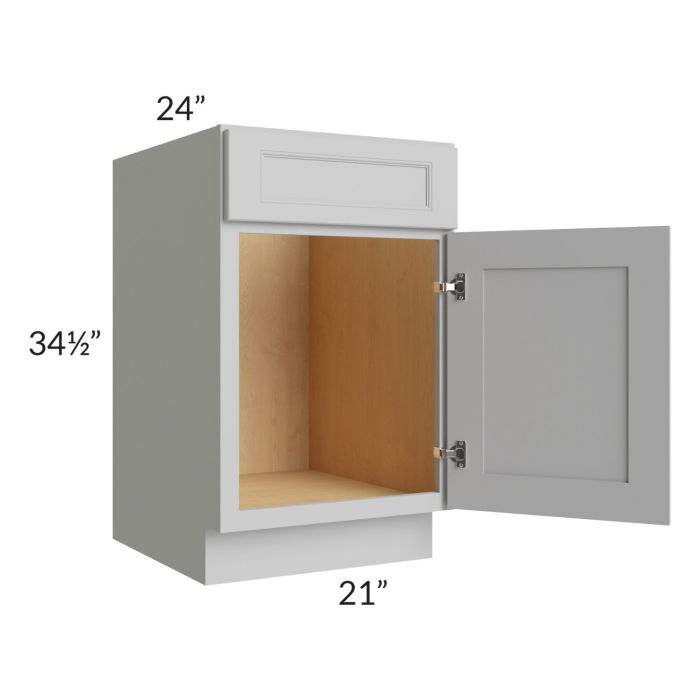 Tuscan Painted Grey 21" Sink Base Cabinet