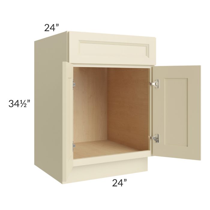 Casselton Ivory 24" Sink Base Cabinet